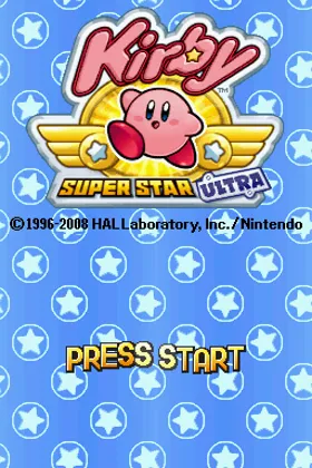 Kirby Super Star Ultra (USA) (Demo) (Kiosk) screen shot title